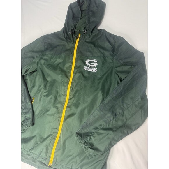 Green Bay Packers Full Zip Jacket NFL FOOTBALL Team Apparel Men’s Large GIII - Picture 2 of 12